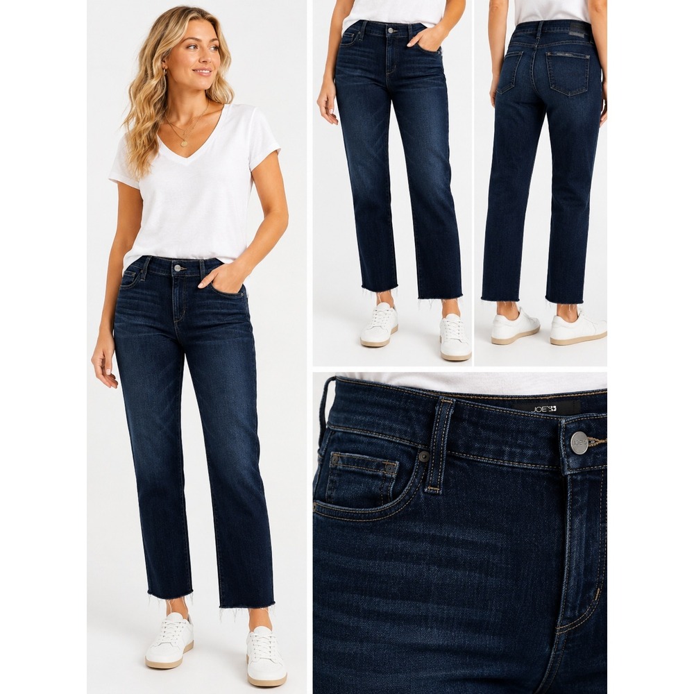 Joe's Jeans Denim 32/14 The Sahara Straight Leg Raw Hem Casual Streetwear Indie